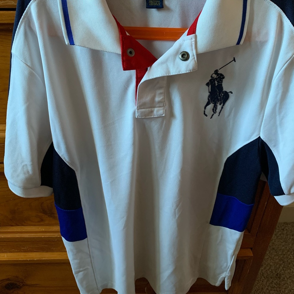 White Polo Collared Shirt